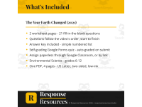 The Year Earth Changed Attenborough Worksheet & Key + Google Forms preview 4