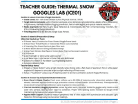 Thermal Snow Goggles UV Polarized Lens STEM Lab (ICE01) preview 2