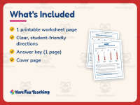 Thermometer Reading Worksheet – 5th Grade Measurement & Temperature preview 5