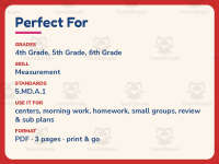 Thermometer Reading Worksheet – 5th Grade Measurement & Temperature preview 6