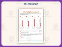 Thermometer Worksheet – 3rd Grade Science Practice + Answer Key preview 2