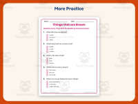 Things that are Brown Reading Comprehension Worksheet – Kindergarten preview 7