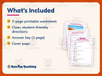 Things that are Orange Reading Comprehension Worksheet – Kindergarten preview 5