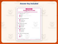 Things that are Red Reading Comprehension Worksheet – Kindergarten preview 3