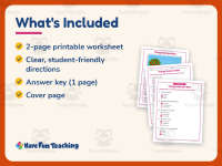 Things that are Red Reading Comprehension Worksheet – Kindergarten preview 5