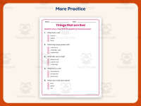 Things that are Red Reading Comprehension Worksheet – Kindergarten preview 7