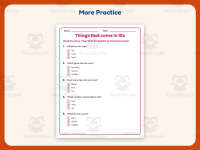 Things that come in 10s Reading Comprehension Worksheet – Kindergarten preview 7