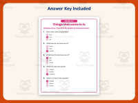 Things that come in 1s Reading Comprehension Worksheet – Kindergarten preview 3