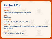 Things that come in 1s Reading Comprehension Worksheet – Kindergarten preview 6