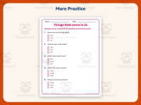 Things that come in 2s Reading Comprehension Worksheet – Kindergarten preview 7