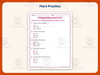 Things that come in 3s Reading Comprehension Worksheet – Kindergarten preview 7