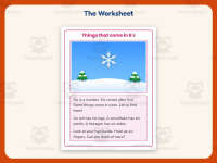Things that come in 6s Reading Comprehension Worksheet – Kindergarten preview 2