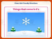 Things that come in 6s Reading Comprehension Worksheet – Kindergarten preview 4