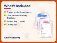 Things that come in 6s Reading Comprehension Worksheet – Kindergarten preview 5