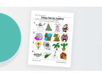 Things That Go Together Worksheet preview