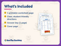 Third Grade Multiplication and Division Test Worksheet – 3rd Grade preview 5
