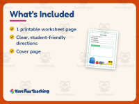 This is Me Worksheet – Kindergarten Back to School Practice preview 5