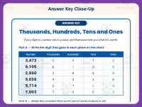 Thousands Hundreds Tens Ones Worksheet – 3rd Grade Base 10 Practice preview 7