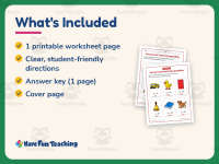 To B or to D Words Worksheet – 1st Grade Beginning Sounds & Consonants preview 5