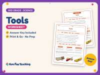 Tools Worksheet – 3rd Grade Classification Practice + Answer Key preview