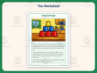 Tower of Cups Reading Comprehension Worksheet – 1st Grade Sorting preview 2