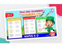 TRACING NUMBERS 1 TO 10 | Free Worksheets preview