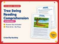 Tree Swing Reading Comprehension Worksheet – 5th Grade Arbor Day preview