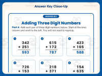 Triple Digit Numbers Addition No Regroup Worksheet – 2nd Grade Math preview 7