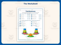 True Number Sentences Worksheet – 2nd Grade Addition & Subtraction preview 2