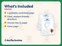 Turkey Dot to Dot Worksheet – 1st Grade Counting & Thanksgiving preview 5