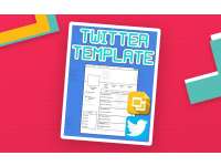 Twitter Template (Editable on Google Slides) preview