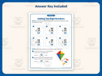 Two Digit Addition Regrouping Worksheet – 2nd Grade Math Practice preview 3