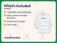 Two Digit Addition Without Regrouping Worksheet – 1st Grade Math preview 5