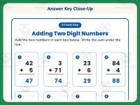 Two Digit Addition Without Regrouping Worksheet – 1st Grade Math preview 7