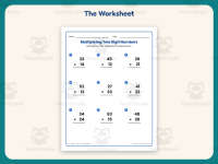 Two Digit Numbers Multiplication Worksheet – 4th Grade Math Practice preview 2
