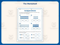 Two Equal Addends Worksheet – 2nd Grade Addition Practice + Answer Key preview 2