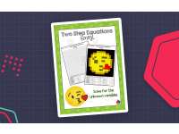 Two Step Equations Emoji Math Activity preview
