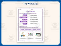 Types of Text Worksheet – 2nd Grade Genres Practice + Answer Key preview 2