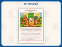Uh Oh Eggs Predictions Worksheet – 2nd Grade Reading Practice preview 2