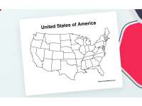 United States Blank Map Worksheet preview