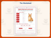 Uppercase and Lowercase Worksheet – Kindergarten Alphabet Practice preview 2