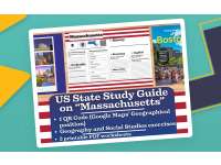 US State Study Guide Worksheets on Massachusetts preview