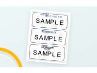 USA 50 States License Plates – Blank Templates preview