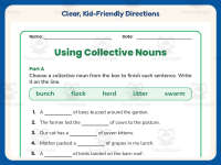 Using Collective Nouns Worksheet – 2nd Grade Grammar Practice preview 4