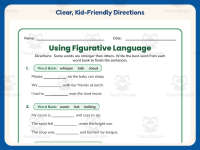 Using Figurative Language Worksheet – 2nd Grade Context Clues Practice preview 4