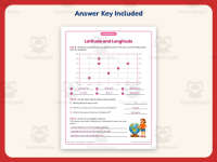 Using Latitude and Longitude Worksheet – 5th Grade Geography & Maps preview 3