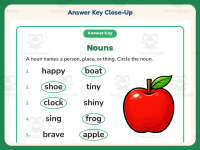 Using Nouns Worksheet – 1st Grade Grammar Practice + Answer Key preview 7