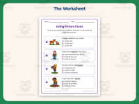 Using Picture Clues Worksheet – 1st Grade Context Clues Practice preview 2