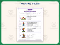 Using Picture Clues Worksheet – 1st Grade Context Clues Practice preview 3