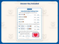 Valentine’s Day Adding Coins Worksheet – 2nd Grade Addition & Money preview 3